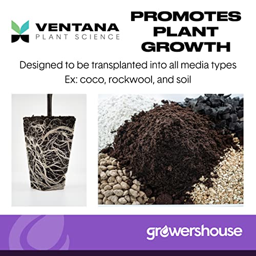 VPS OrganiPlug Hydroponic Seed Starter Plugs 100 Pack miniatura 6