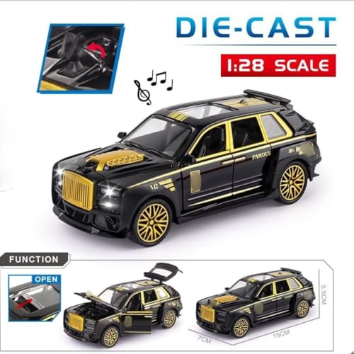 Image of PLUSPOINT Diecast Model Car Pull Back Action Vehicles Alloy Simulation Supercar with Openable Doors Lights and Sound Toy for Kids and Collectors | Perfect for Play & Display | Gift for 3+ Year Boys