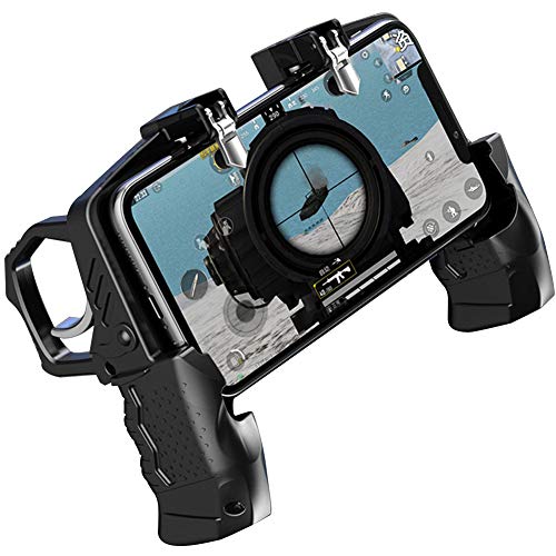 Preisvergleich Produktbild K21 Gaming-Controller, PC-Spiele-Controller, Joystick, langlebig, Gamepad-Taste, Metallauslöser mit vier Fingern (127 x 75 x 115 mm)