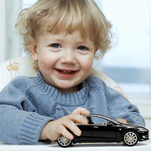 Toy Car Model S Alloy Model Cars Pull Back Vehicles 1/32 Scale Car Toys For Toddlers Kids (Black) #TOP4