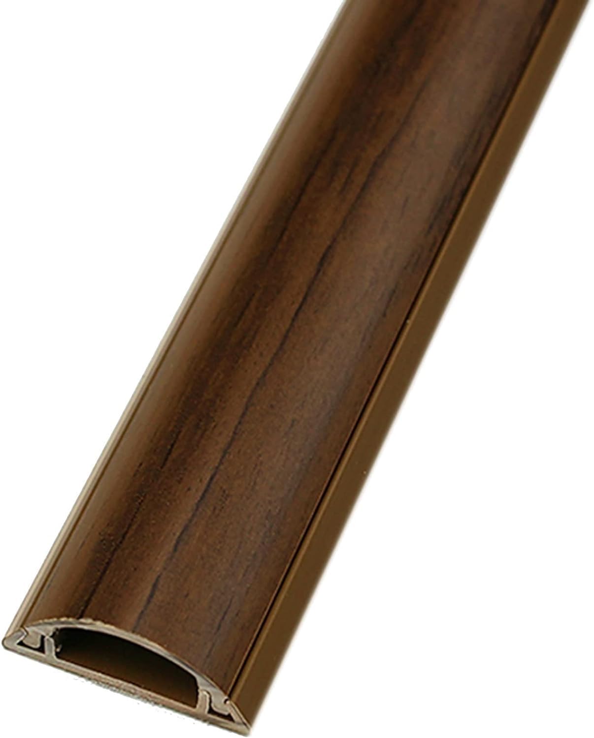 Cache-Câble pour Sol en Bois Dur, Cache-Câble pour Sol en Bois Dur, Cache-Câble Adhésif en PVC Imperméable Et Robuste, Vintage, Demi-Rond, pour Chambre À Coucher, Salon (Couleur : Longueur 100 Cm,