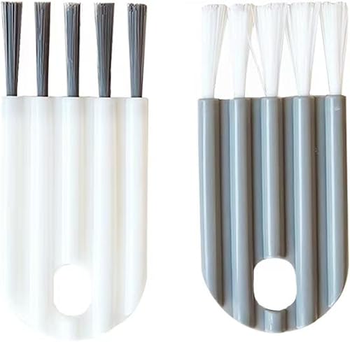 Miniatura 8 de Multifuncional Mini cepillo de teclado Cepillo de limpieza de computadora Cubierta de la tapa de la taza de la cocina Ranura de la ventana Ranura de