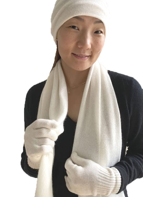 Bonnet et gants cachemire femme : finissez-en avec le froid d'hiver