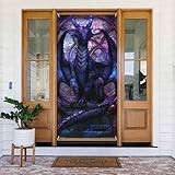 Indispensable pour les fêtes : cette housse de porte Fantasy Dragon In Cathedral est un incontournable pour votre collection de décorations de vacances. Que ce soit pour Halloween, Noël ou toute autre fête, vous créez une ambiance festive rapidement et facilement
