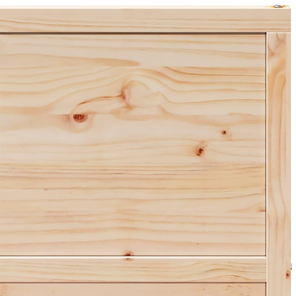 vidaXL Puerta de Granero Corredera en Madera Maciza de Pino 80x208 cm para Baño y Hogar