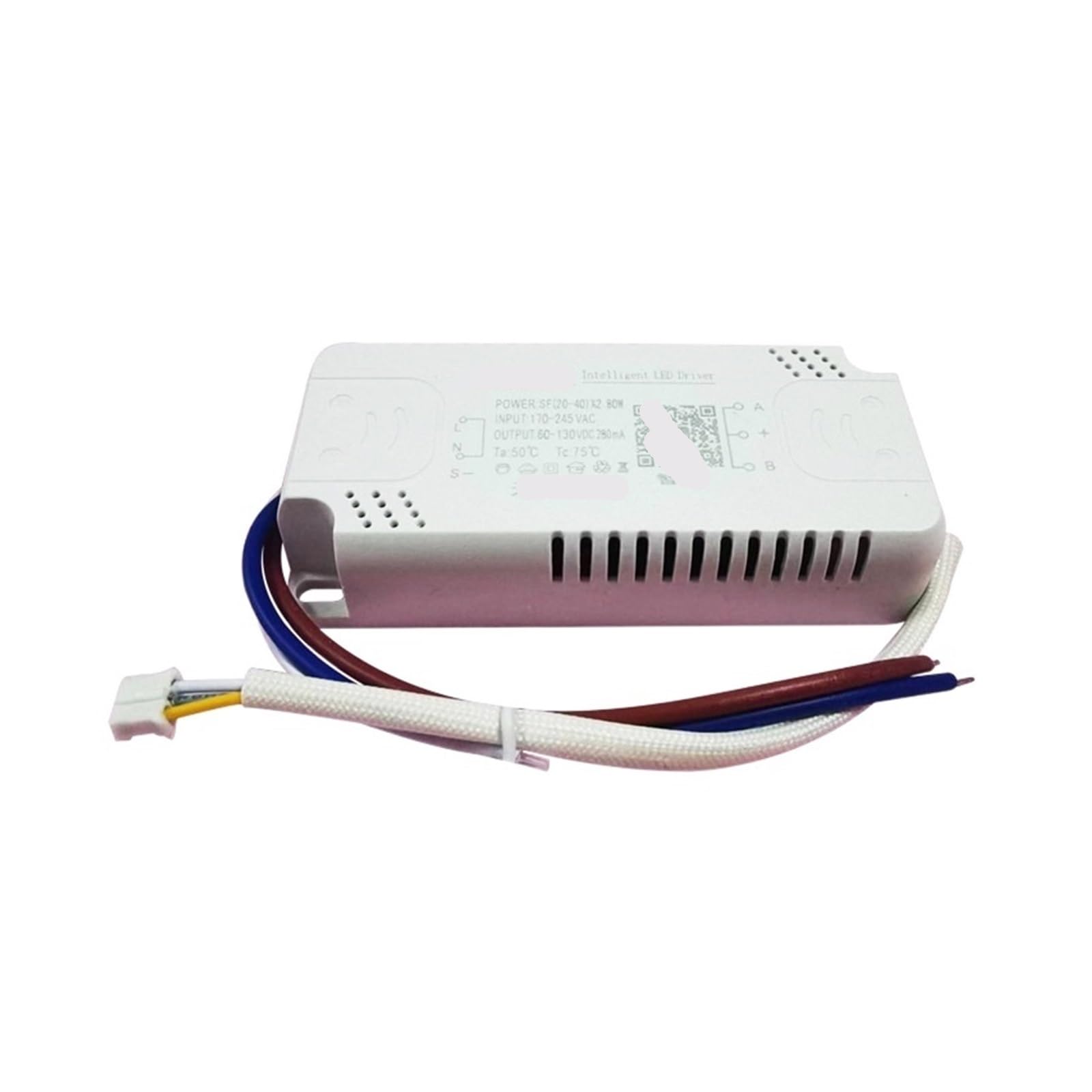 Alimentation de conduite 80W pour plafonnier intelligent bicolore transformateur LED 20-40W x2