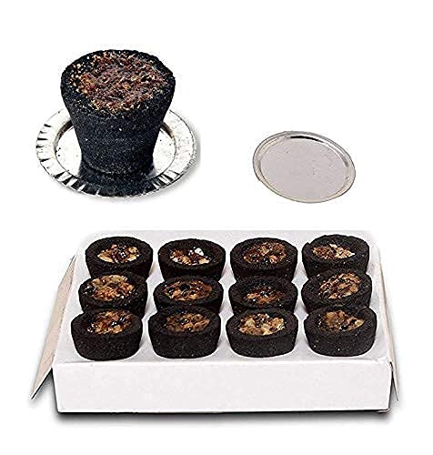 Generic Sambrani Loban Dhoop Cup Set with Burner Plate, Pack of 12 Cups, Traditional Indian Incense (12)-image-5