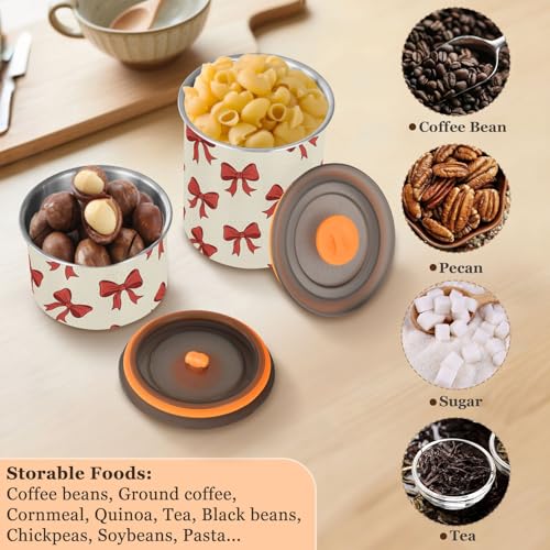 Contenedor para café hermético de acero inoxidable 900 ml miniatura 5