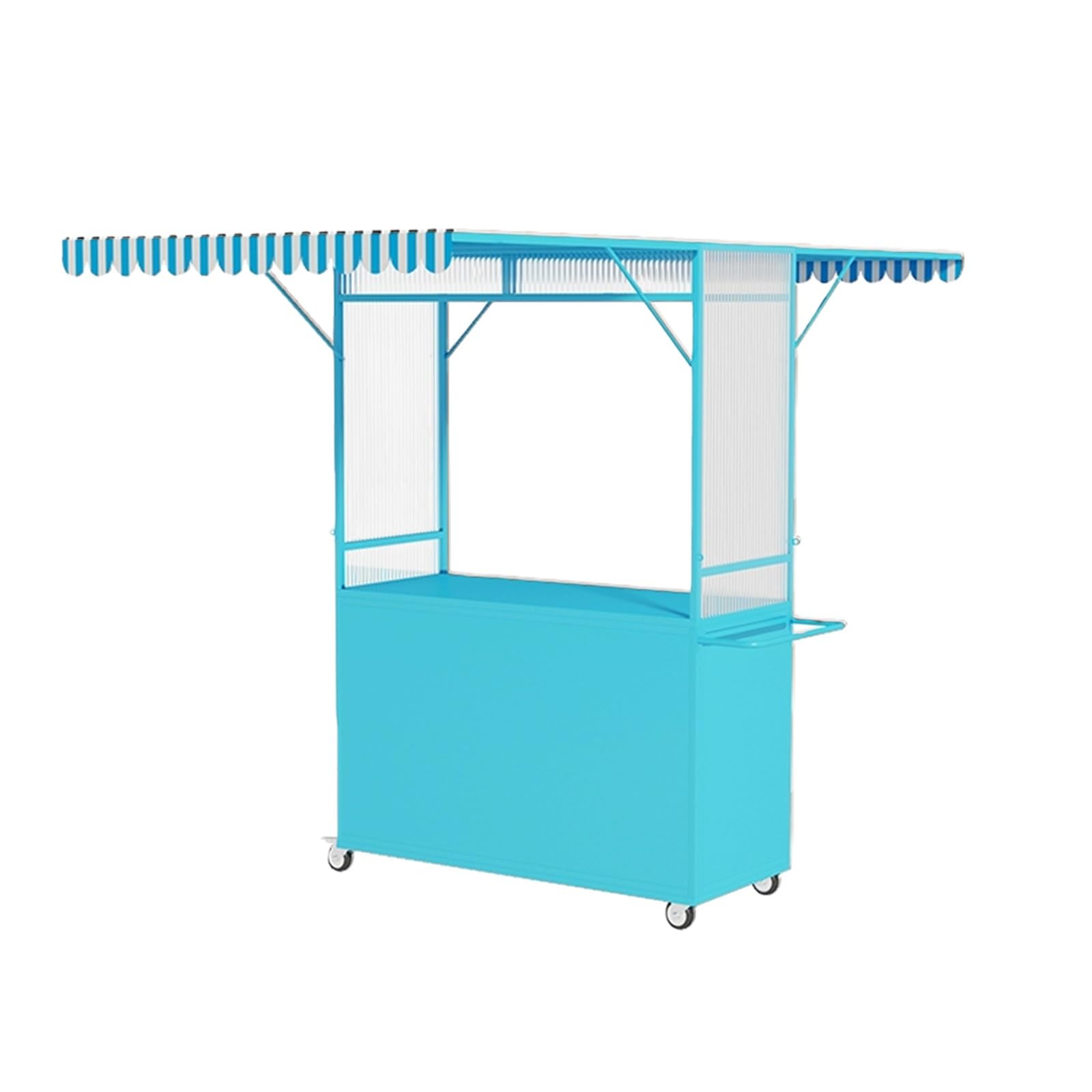 Carrello pieghevole con tettoia e ruote per uso esterno, perfetto per agricoltori, giardinaggio, gite in spiaggia e picnic, resistente e portatile