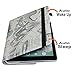 JYtrend Case for iPad A16 11-inch (11th Gen 2025), for 2022 iPad 10th Generation 10.9 inch, Rotating Stand Smart Magnetic Cover for Model A3354 A3355 A3356 A2696 A2757 A2777 (Map)