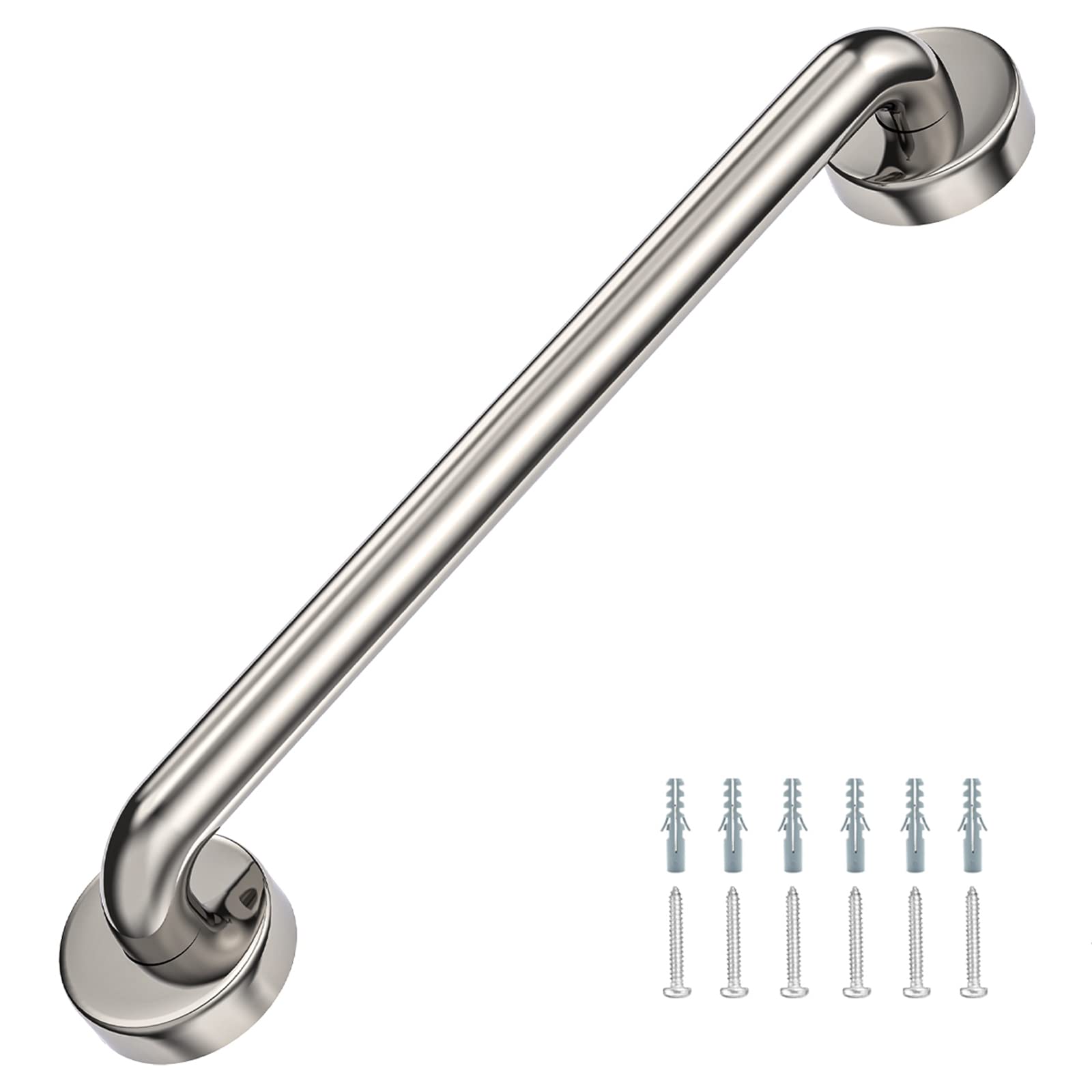 Buy Grab Bars for Bathroom, 24Inch Chrome Stainless Steel Shower Grab