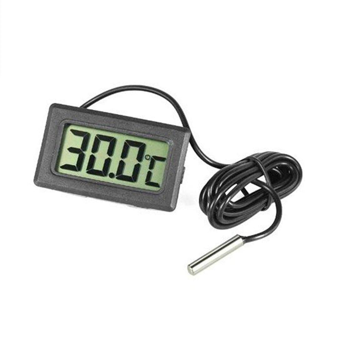 MCP Healthcare Fridge Aquarium Digital Thermometer With 1 Meter Probe Sensor Cable Fridge Aquarium LCD Mini Thermometer (Black) (B0BYJ2VZH6) Amazon Price History, Amazon Price Tracker