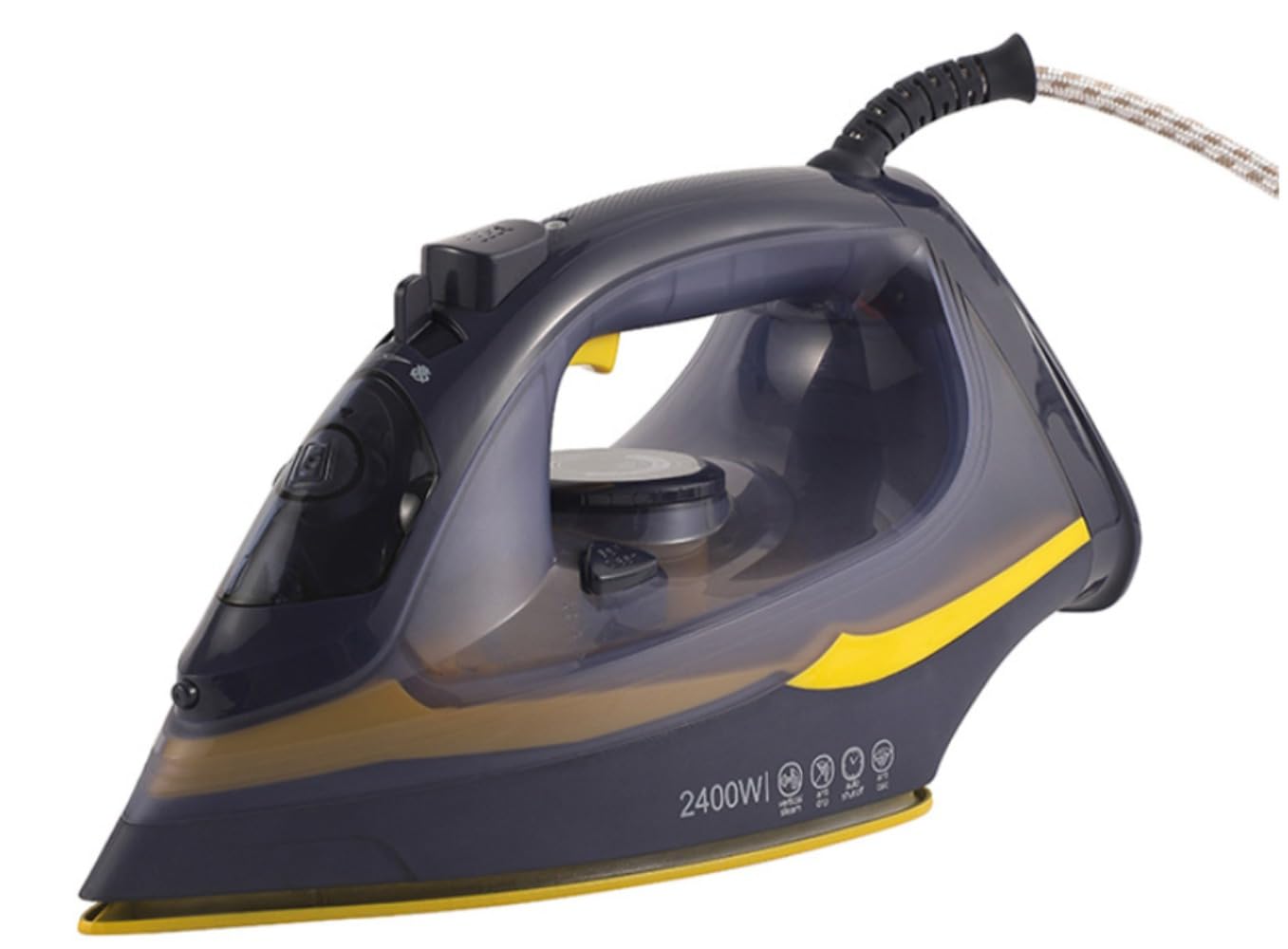Korons Fer à Repasser Vapeur, 2400W, récipient de 350 ml, Anti-Gouttes (Violet Foncé)