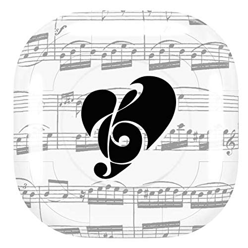 Skinit Decal Audio Skin Compatible with Galaxy Buds Pro Originally Designed BW Musical Notes Design