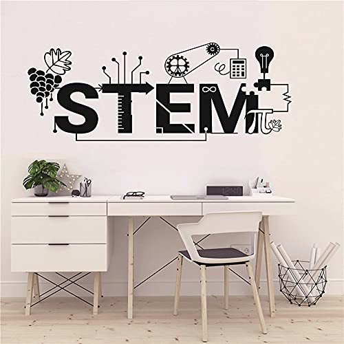 Vinilo Decorativo Negro Educación STEM 40x100 cm miniatura 3