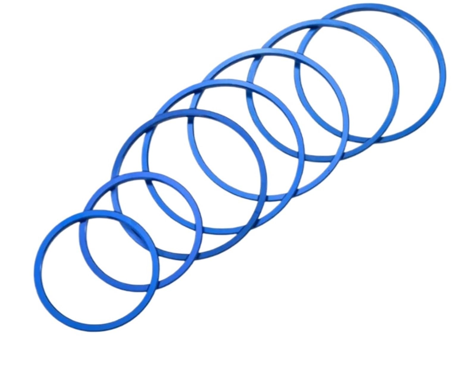 Car Air Vent Trim Ring for Mercedes for Benz C GLC Class W205 X253 C180 C200 C300 GLC250 MB AC Panel Outlet Decoration Cover Sticker Interior Decal Trim(Inner Ring Blue)