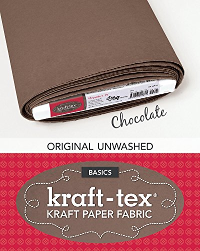 kraft-tex Bolt Chocolate Original Unwashed: Kraft Paper Fabric, 19â€ x 10 Yard Bolt (kraft-tex Basics)