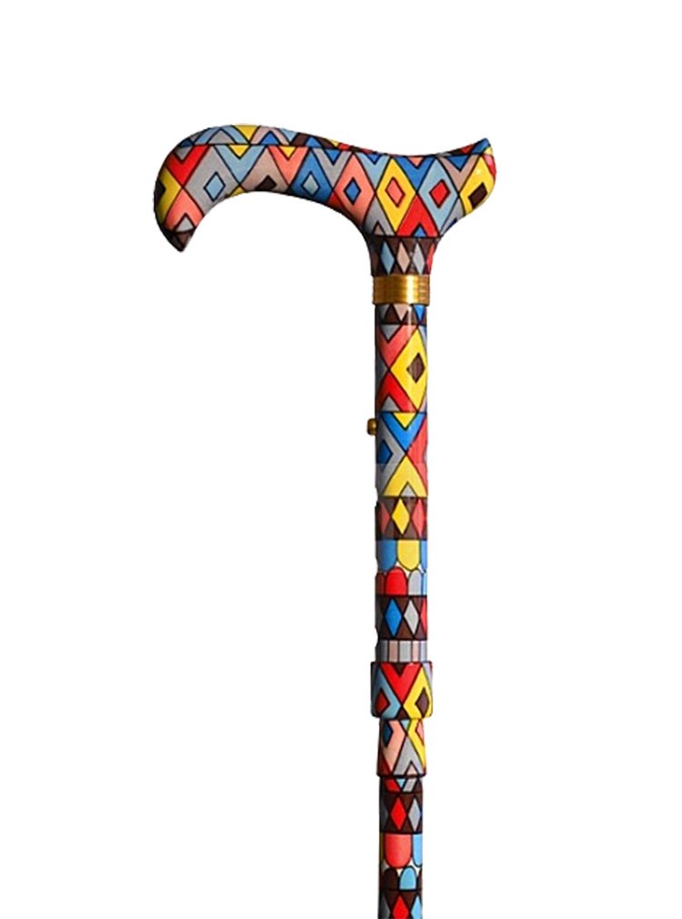 Merry Sticks Foldable Adjustable Designer Walking Stick, Folding Stick Includes A Practical Stick Pocket And An Intelligent Reflective Stick Holder 3 - View #6