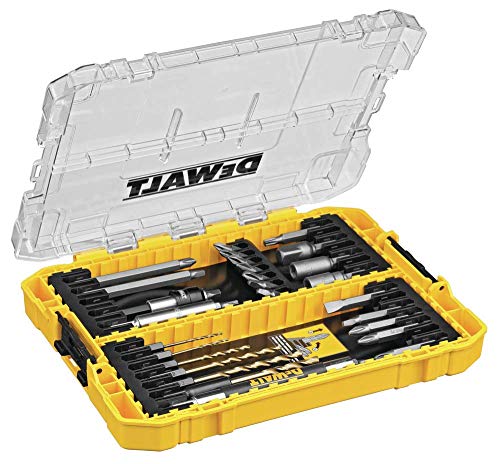 DEWALT Drill Bit Set / Screwdriver Set, Rapid Load, 30-Piece (DWAMF1230RL) , Yellow