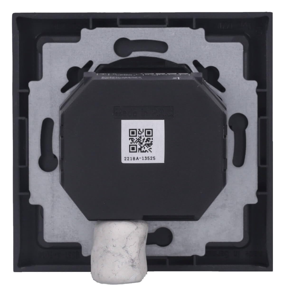 Busch-Jaeger Komplett-Set 8215 U-101 Unterputzradio DAB+ 8252-885-101 future® linear Zentralscheibe Schwarz matt 1721-885K future® linear 1-fach Abdeckrahmen Schwarz Matt