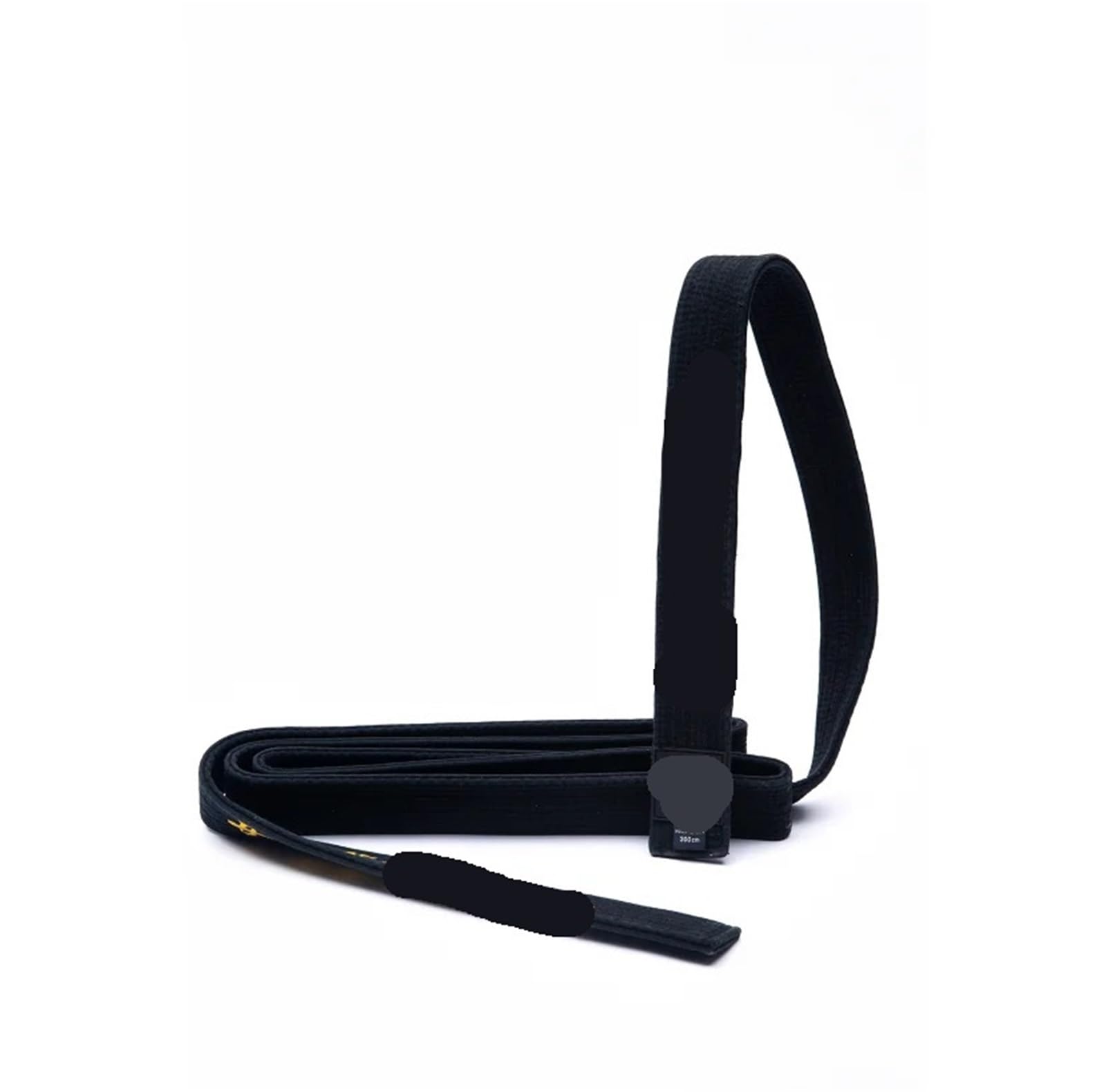 Cintura Karate Cintura nera da taekwondo 2,8 m-3, m con ricamo Golden Line Karate Judo Uniforme Fascia in cotone