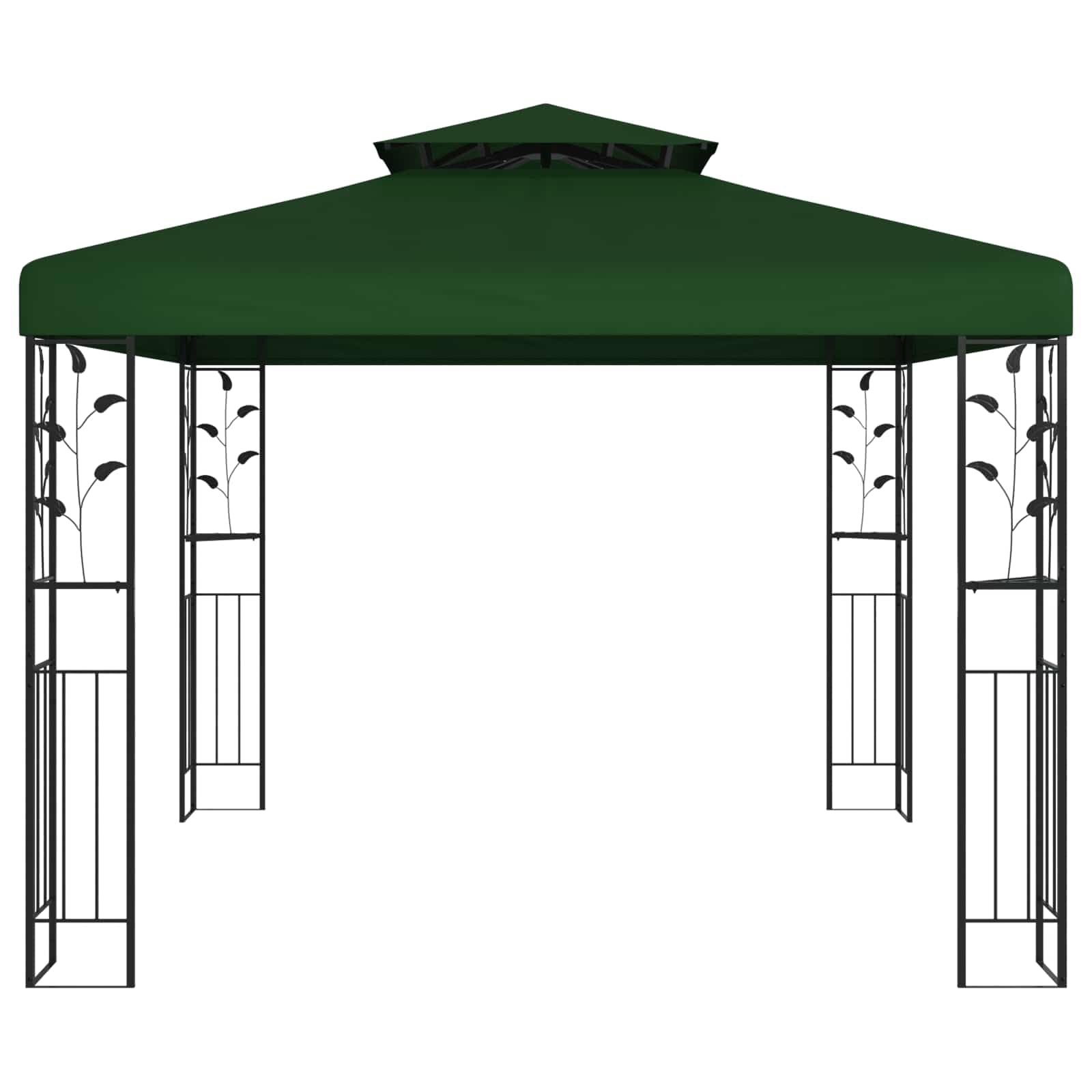 Pawilon 3 x 3 x 2,68 m, zielony, poliester i stal