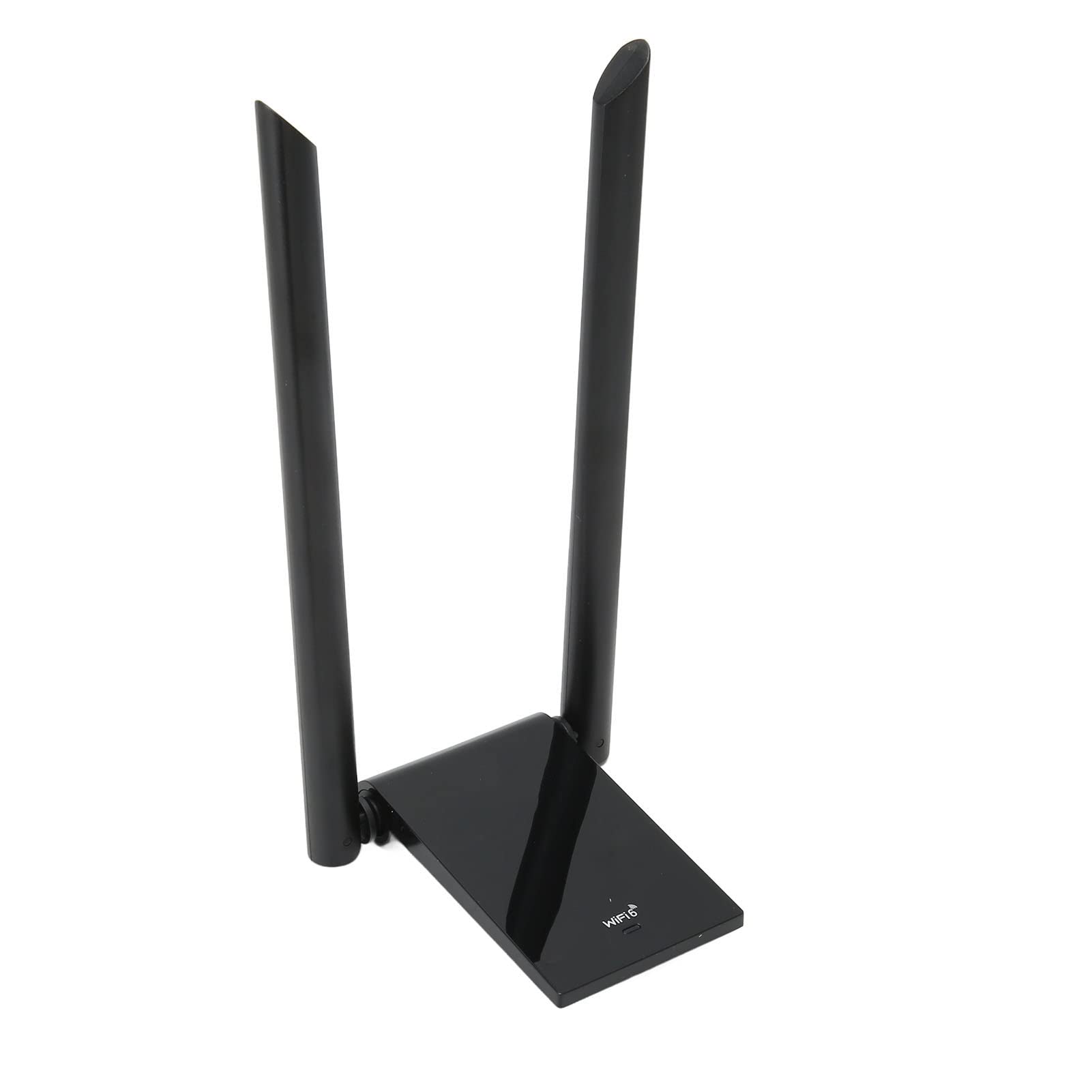 Wakects Adapter USB WiFi, Adapter USB WiFi 6 2,4 GHz, 5 GHz, Małe Opóźnienia dla Komputerów Stacjonarnych