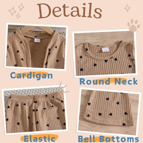 Image of Tween Girls Clothes 2 Piece Long Sleeve Top + Denim Cargo Pants, Teen Girls Fall Clothing Set, Sizes 5-12 Years