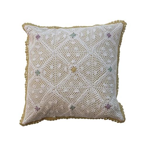 Almohada algodón reciclado cuadrada multicolor miniatura 5