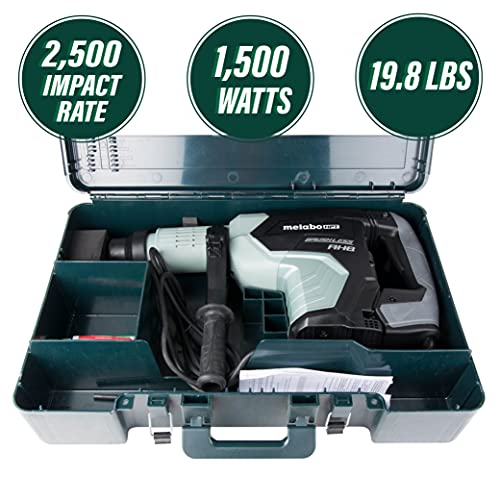 Metabo Hpt Rotary Hammer Drill, 1-3/4-Inch, Sds Max, Ac Brushless Motor, Ahb Aluminum Housing Body (Dh45Me) #TOP4