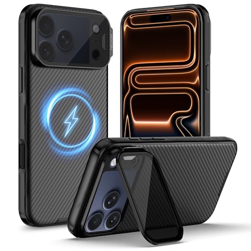 Coque iPhone 17 Pro Max MagSafe avec support caméra antichoc