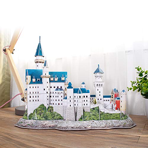 Revell 3D Puzzle Schloss Neuschwanstein I 121 Teile I 4 Stunden Bauspaß für Kinder und Erwachsene I ab 10 Jahren I Das schöne Schloss… – Ansicht 3