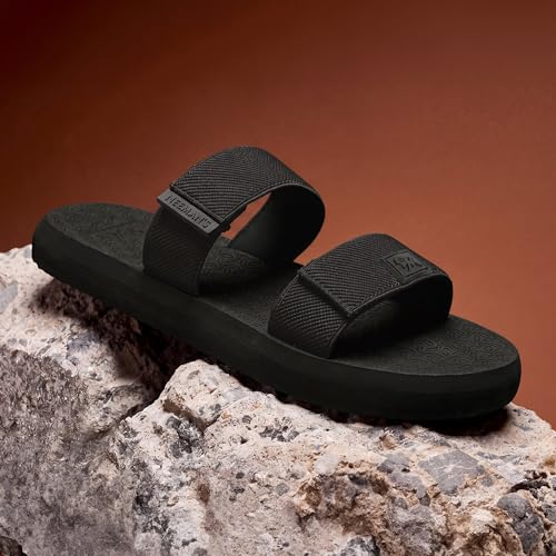 Image of Neeman's Commute Sandals for Men & Women | Adjustable Dual Strap Sandals | Cushioned Footbed | Ergonomic Comfort Sandals | Lightweight Everyday Casual Footwear