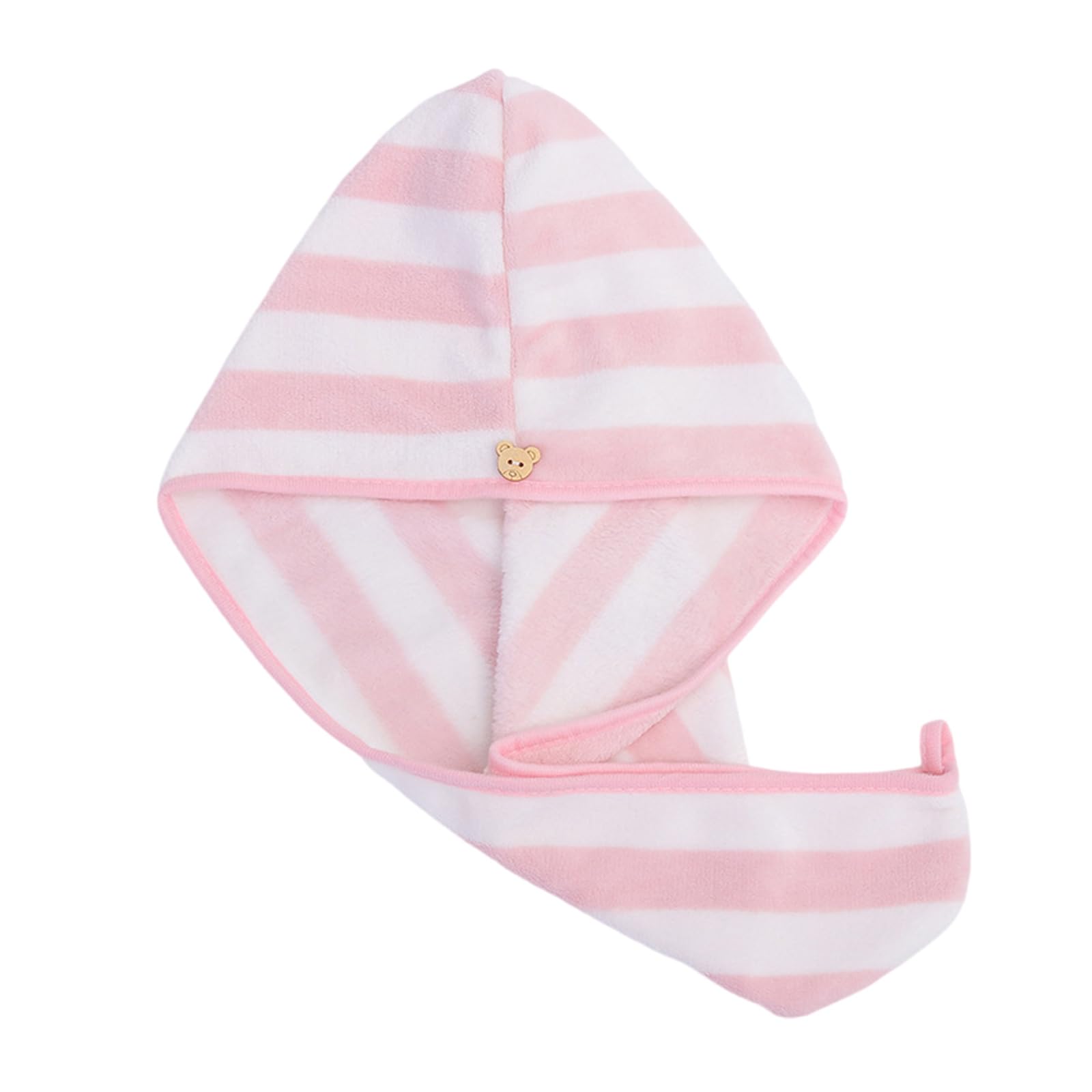 Xjdzineq Hair Towel Women ' s Fleece Drying Turban Offering Absorption and Protections for Delicate Fleece Towel Turban