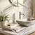 Hexagon Peel and Stick Backsplash Tiles, White Marble with Gold Accents, Waterproof PVC, 10 Sheets, Self-Adhesive Mosaic for Kitchen, Bathroom, Fireplace (10, Silver)