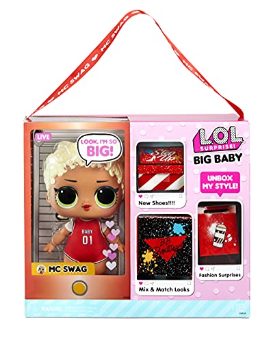 Muñeca L.O.L. Surprise Big Baby MC Swag 11 pulgadas miniatura 4