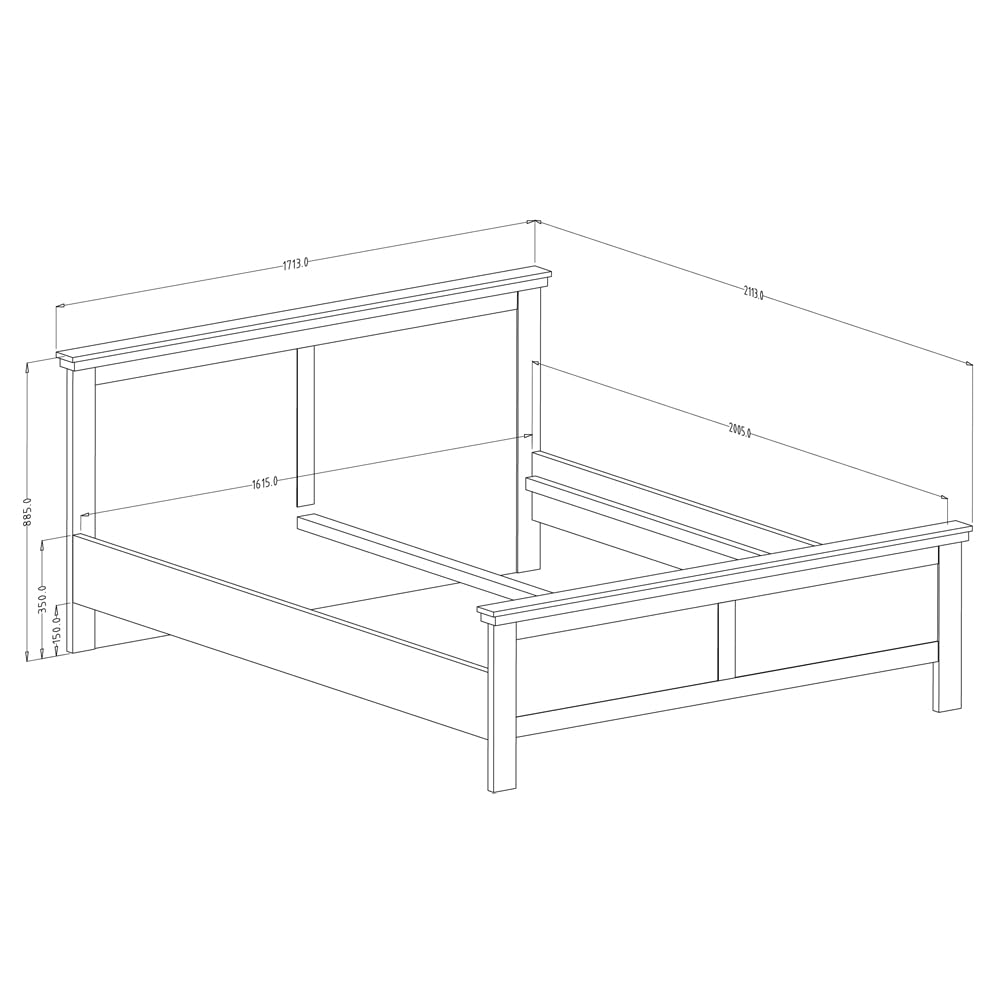 Lomadox Schlafzimmer Set Landhausstil grün Eiche Bettgestell Doppelbett 160x200 cm Liegefläche Nachttisch Nachtschrank Kleiderschrank Spiegeltüren