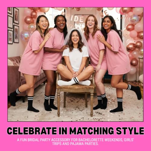 Image of Funky Junque Bride Crew Socks, Bachelorette Wedding Party Gift