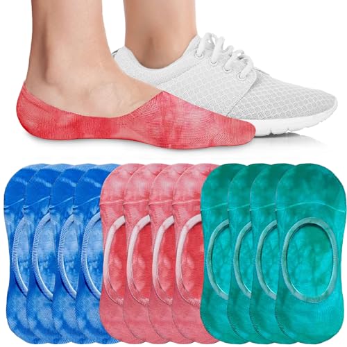 Image of Eedor No Show Socks Women - Low Cut Ankle, Non Slip | Breathable Cotton & Spandex, Flat Boat Line Invisible Socks with Silicone Heel Grips, for Flats, Heals, Loafers