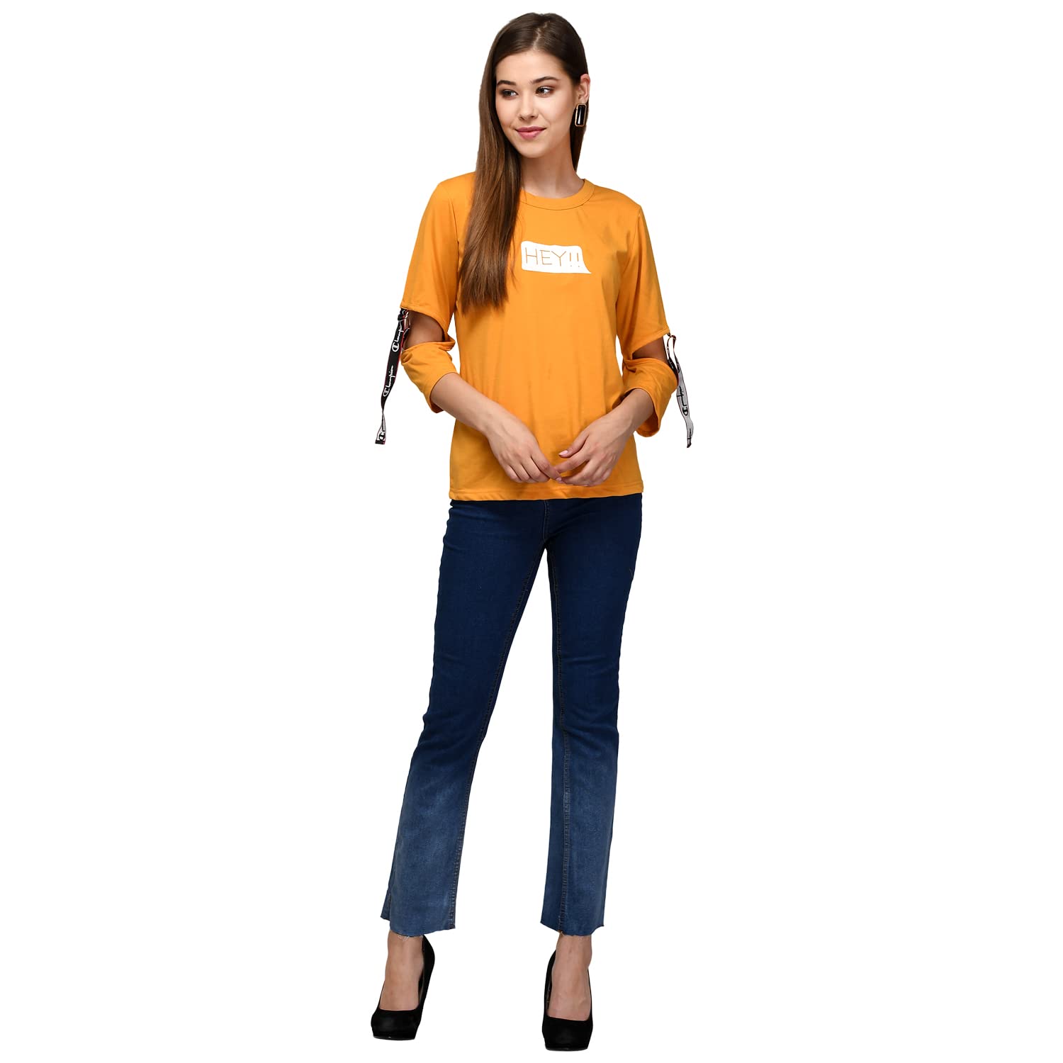 RAABTA FASHIONRF-Musterd Hey Print top