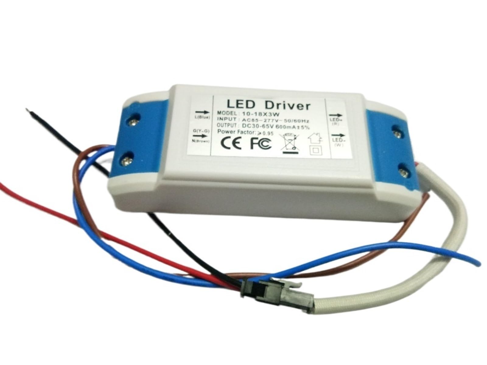 Transformateur LED 3W résout clignotement lampe driver 600mA haute puissance pour réparation spot