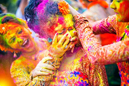 Image of Herbal and Organic Holi Colors | Eco Friendly | Pink Color 300gm | Natural and Skin-Friendly Gulal | Handmade and Non-Toxic | Holi Ke Rang | Holi Celebration | Stain Free