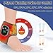 Foot Ankle Massager with Heat, 3-in-1 Kneading Massage, 3 Speeds 5 Temperatures, Wireless Portable for Home Office Travel (1Pcs)