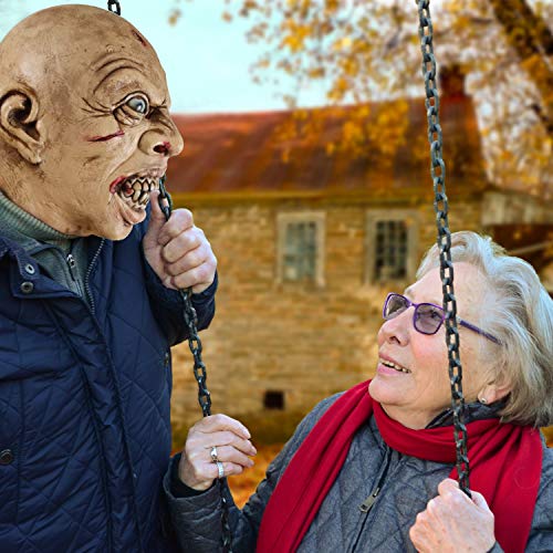 Molezu Halloween Scary Mask, Halloween Horrific Demon The Evil Dead Cosplay Props Alien Bloody Monster (Z-Baoya) #TOP4