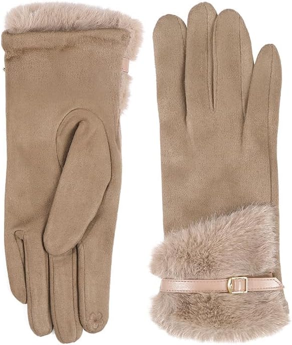 Women's Winter Touch Screen Gloves Soft Warm Gloves-86
