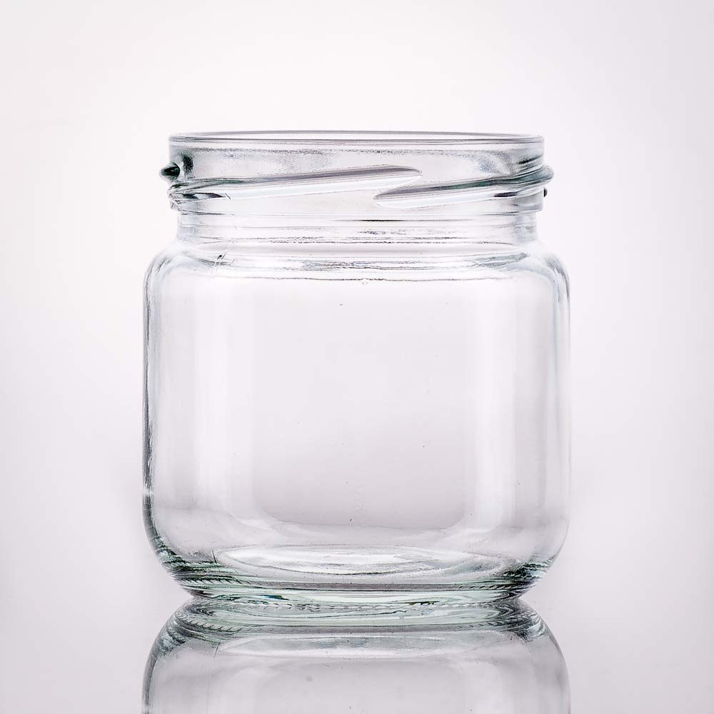 LATERN 12 x 480 ml voorraadpotten met luchtdicht deksel en band voor het bewaren van jam, honing, gelei, sauzen, maaltijden, salade, yoghurt
