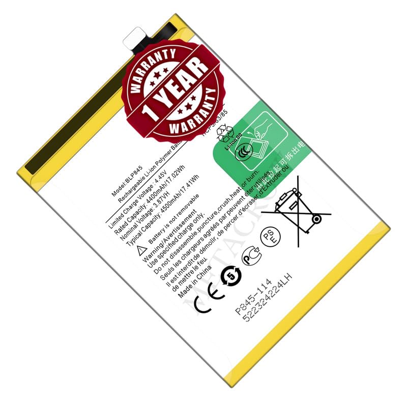 Image of Original BLP845 Battery Compatible for OnePlus Nord CE 5G (EB2101, EB2103) - (4500mAh) - 1 Year Warranty JK10