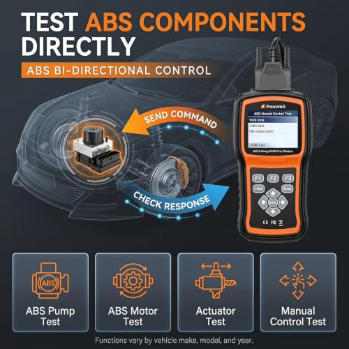 Image of FOXWELL NT630 Plus ABS /SRS OBD2 Scanner, ABS Auto Bleed, Oil EPB SAS Resets | Brake & airbag scanner with read /clear codes, ABS bidirectional tests, live data, 10 OBD2 modes, AutoVIN and WiFi updates