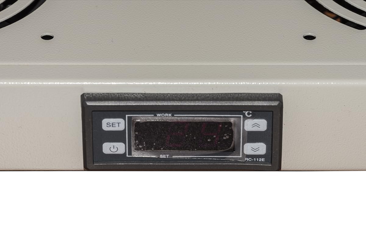 LINK Modulo 2 Ventole Raffreddamento con Display, Grigio