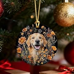 White-wildflower Animal Ornament 02